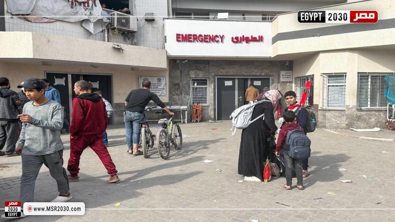 اطلاق النار على مستشفي الأمل