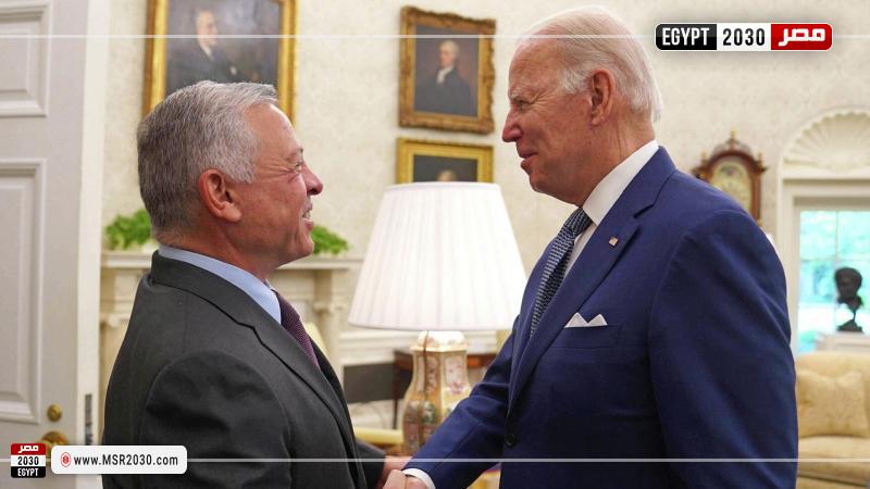 بايدن وملك الأردن 