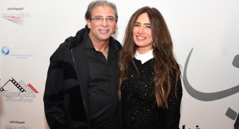 زينة والمخرج خالد يوسف
