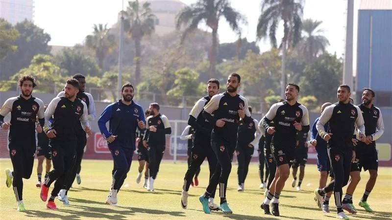 الأهلي يواصل تدريباته استعدادًا لمباراة شباب بلوزداد