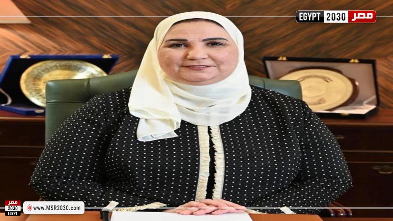 وزيرة التضامن الاجتماعى