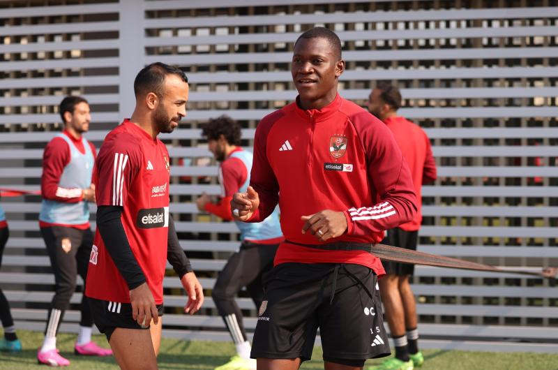 مران الأهلي| «ديانج» ينتظم في التدريبات الجماعية