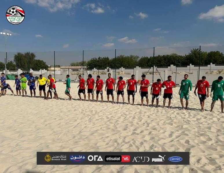 التعادل الإيجابي يحسم ودية منتخب الشاطئية أمام وصيف كأس العالم