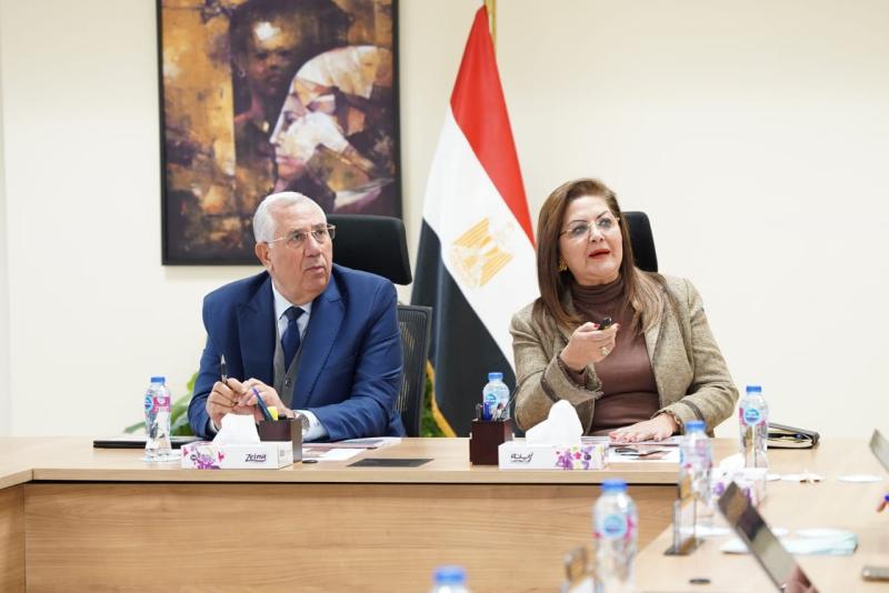 وزيرا التخطيط والزراعة 