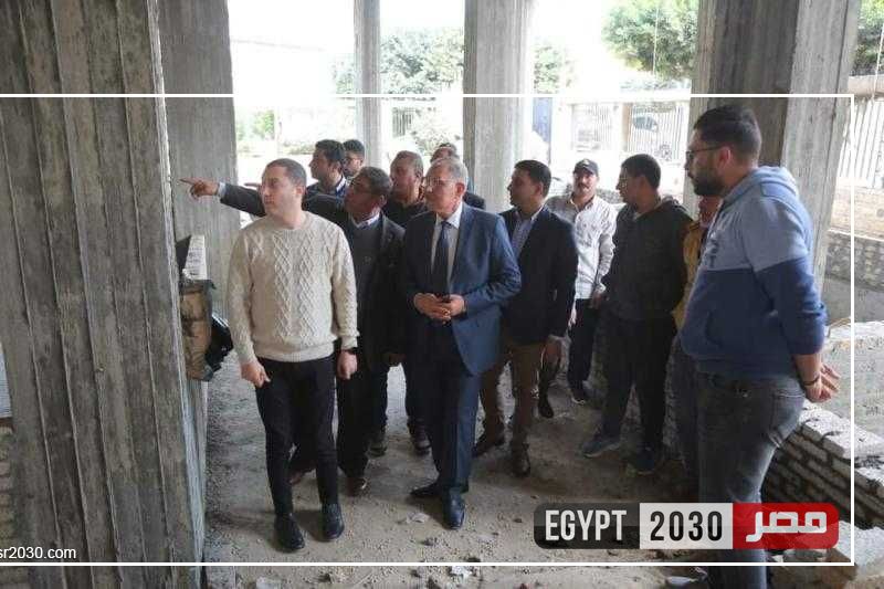 محافظ كفر الشيخ يتفقد أعمال إنشاء مركز التحول الرقمي