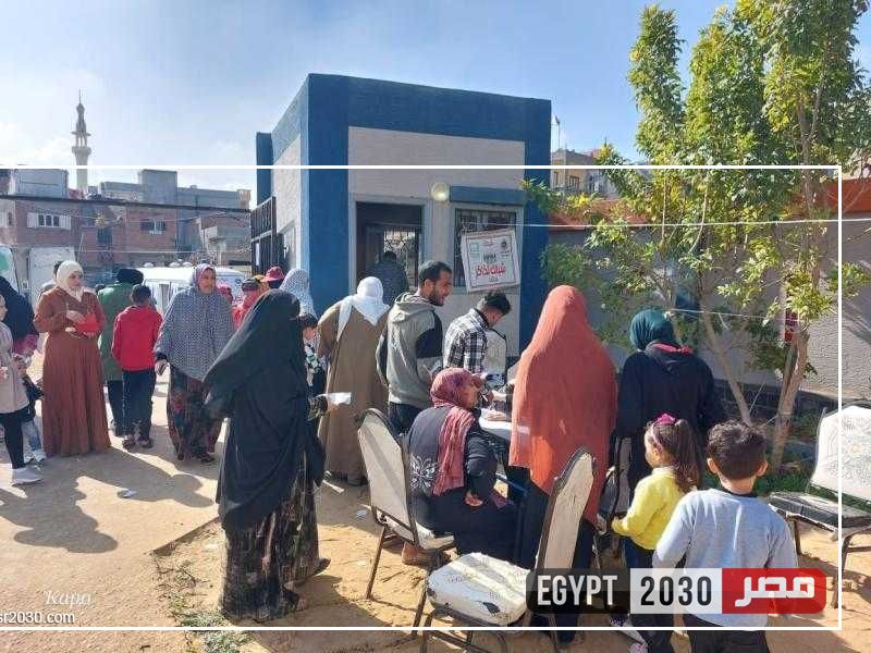 توقيع الكشف الطبي بالمجان على 983 مواطنا خلال قافلة بقرية الألفي بدمياط