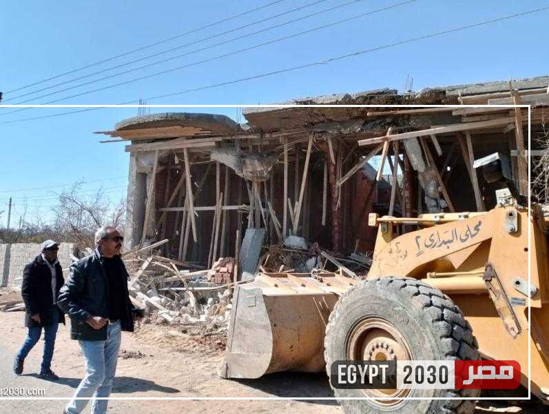 إزالة 34 حالة تعدي على أملاك دولة بمراكز البداري وأسيوط والغنايم ومنفلوط