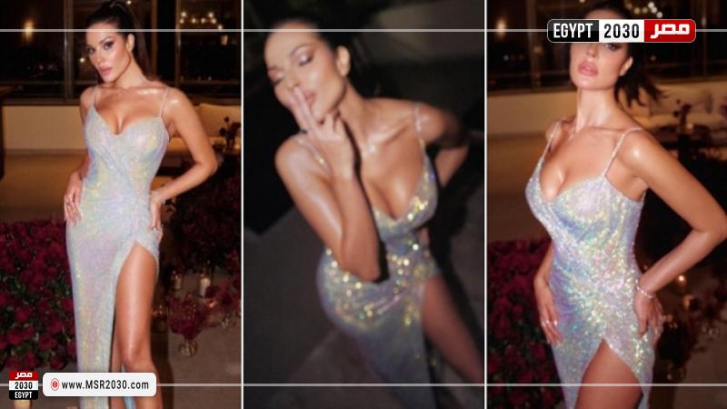 نادين نسيب نجيم بإطلالة مثيرة في عيد ميلادها