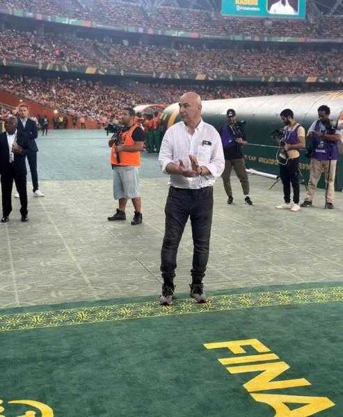 الأسطورة حسام حسن يتواجد في نهائي أمم إفريقيا 2023