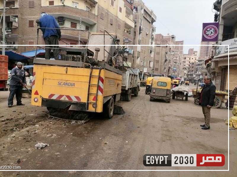 محافظ كفر الشيخ: رفع 1260 طن قمامة وتطهير شبكات الصرف الصحي