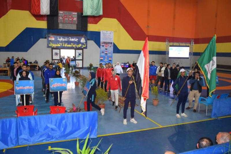 إعلان نتائج بطولة المصارعة للجامعات والمعاهد العليا المصرية