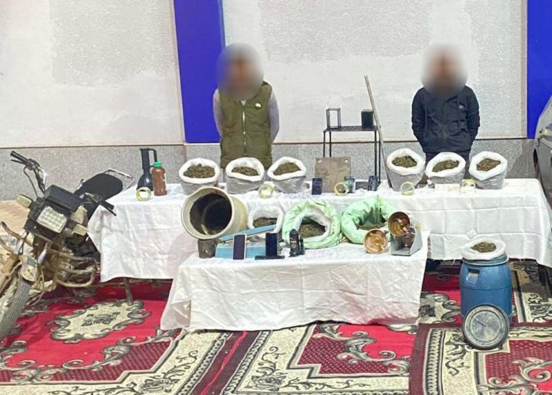 تصنيع مخدر الحشيش فى الإسماعيلية 