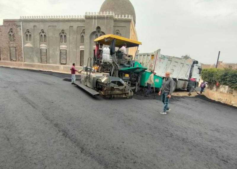 محافظ كفر الشيخ: رصف محيط مسجد أبو غنام الأثري بمسطح 3000 متر