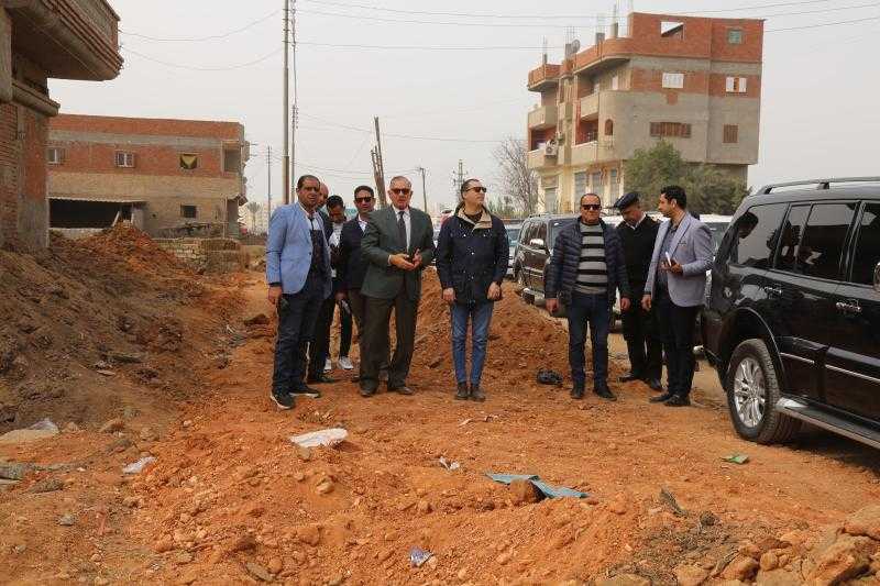 محافظ كفرالشيخ يتفقد أعمال توسعة ورفع كفاءة دائري العاصمة