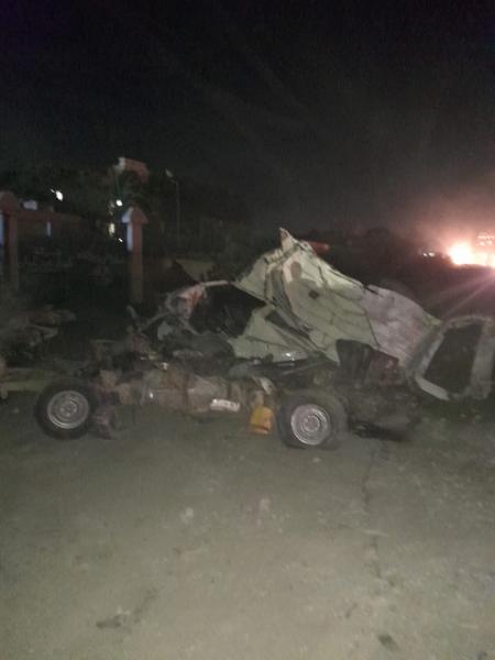 مصرع 14شخصا وأصابة 8آخرون في حادث تصادم مروع بالإسكندرية