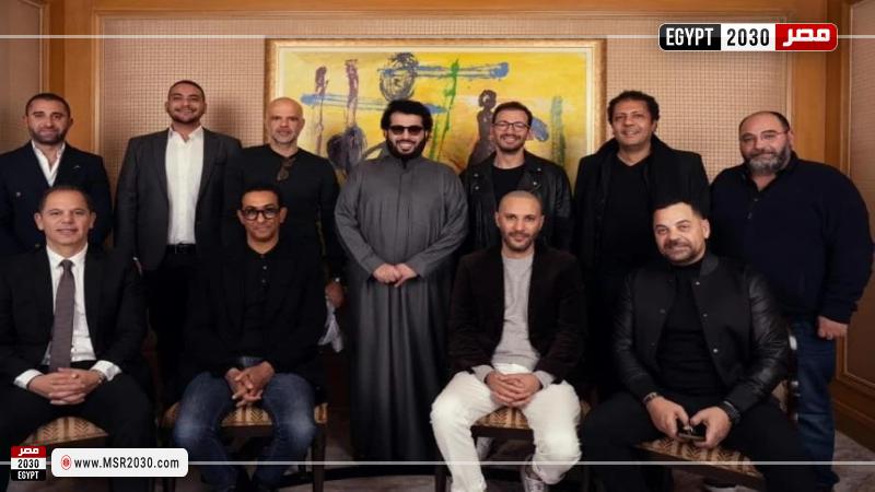  لقاء المستشار تركي آل الشيخ  مع أبرز المخرجين المصريين