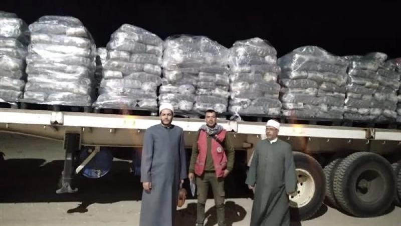 وزارة الأوقاف: 100 طن سلع غذائية لأهالينا في غزة قبل رمضان
