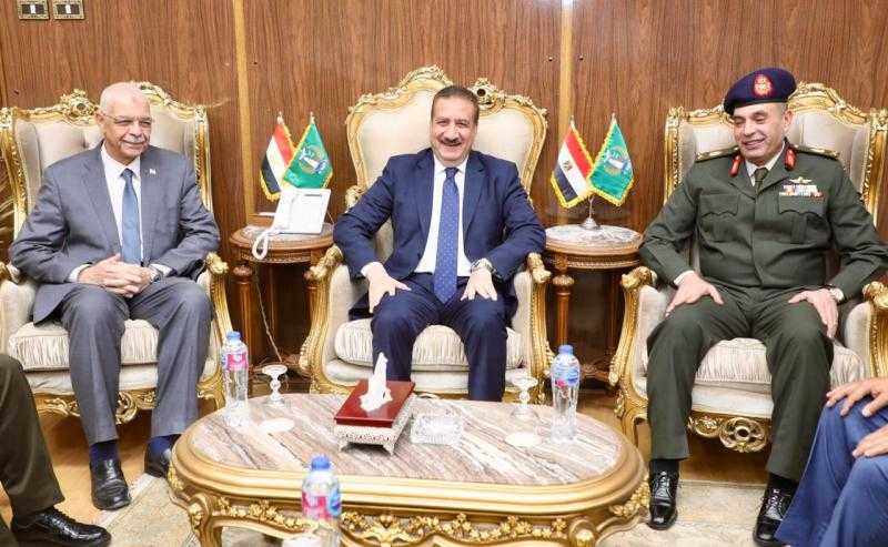 محافظ المنوفية يستقبل مدير إدارة التجنيد والتعبئة