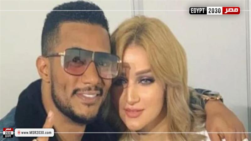 الفنان محمد رمضان وزوجته
