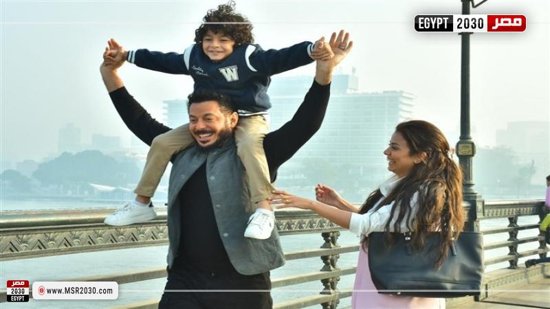 مصطفى شعبان وسهر الصايغ بكواليس مسلسل المعلم