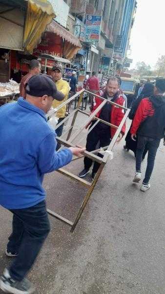 رفع 754 حالة إشغال طريق وتحرير 20 محضرا خلال حملات مكبرة بالبحيرة