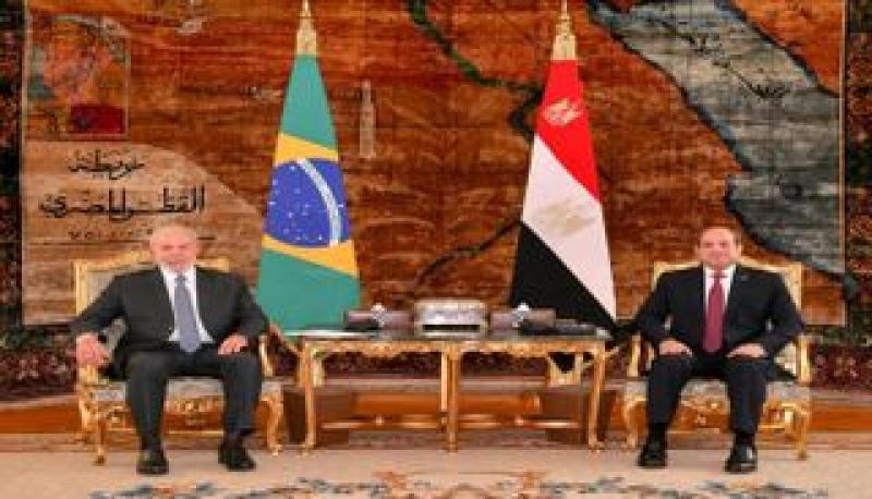 السيسي ورئيس البرازيل 