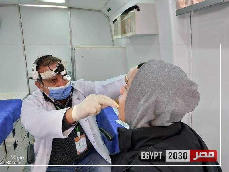 توقيع الكشف الطبي على 1697 مواطنا خلال قافلة بقرية المرابعين