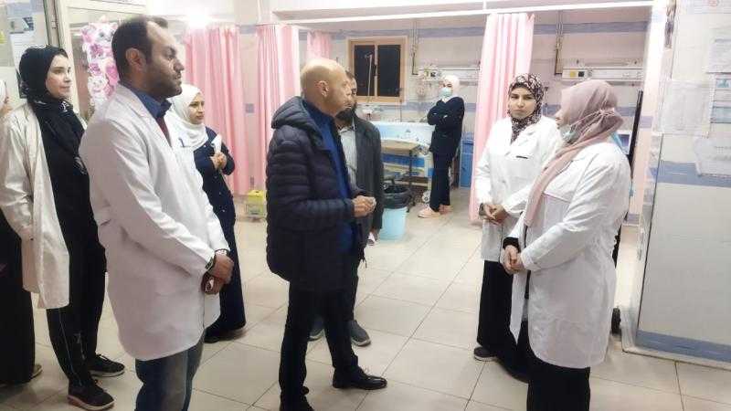 وكيل وزارة الصحة بالشرقية يتابع سير العمل بمستشفى ديرب نجم المركزي