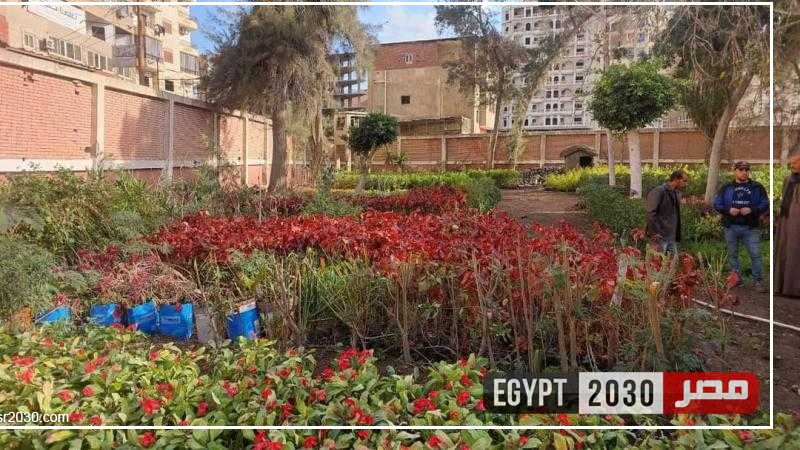 محافظ الغربية يتابع العمل في مشتل حي ثان طنطا
