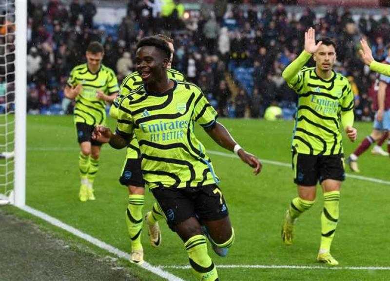 آرسنال يكتسح بيرنلي بخماسية في الدوري الإنجليزي الممتاز