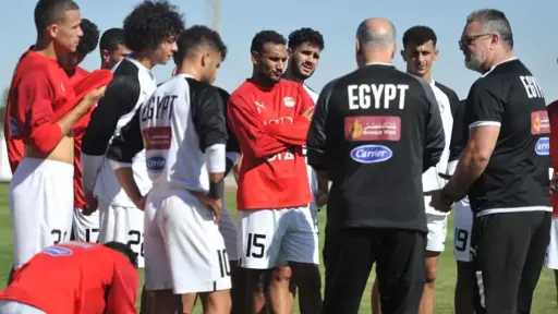 المنتخب الأوليمبي يبدأ رحلة ”لوس أنجلوس” بقياسات ومحاضرات... المنتخب الأوليمبي يبدأ رحلة ”لوس أنجلوس” بقياسات ومحاضرات نفسية