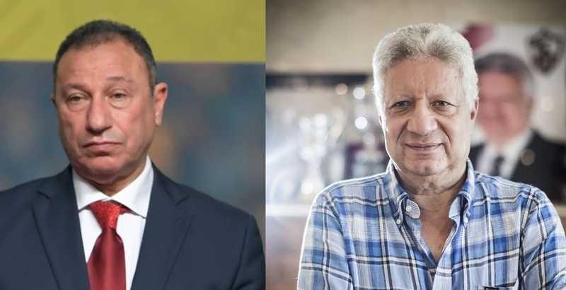 مرتضى منصور ومحمود الخطيب 