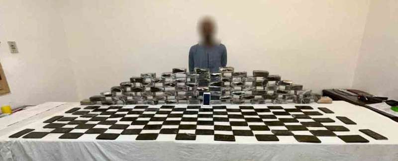 المتهم والمضوطات 