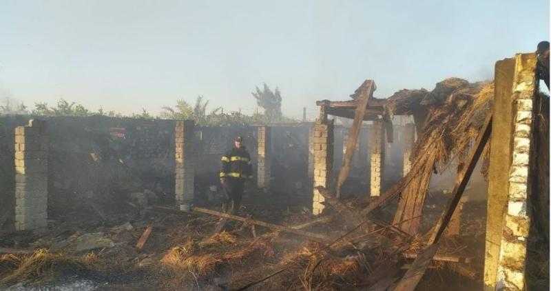 حريق يلتهم مزرعة دواجن في البحيرة.. والسبب ماس كهربائي