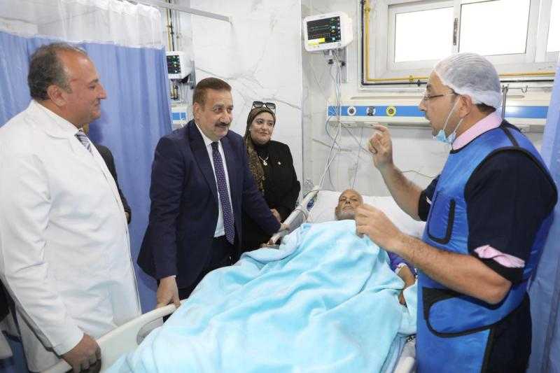 محافظ المنوفية يحيل 119 من العاملين بمستشفى منوف العام وحميات تلا للتحقيق