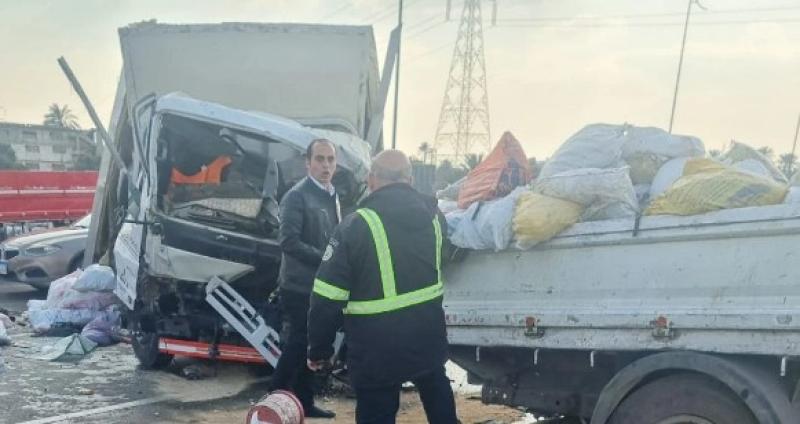 مصرع وإصابة 5 أشخاص في حادثي تصادم بمحور الضبعة ومطروح