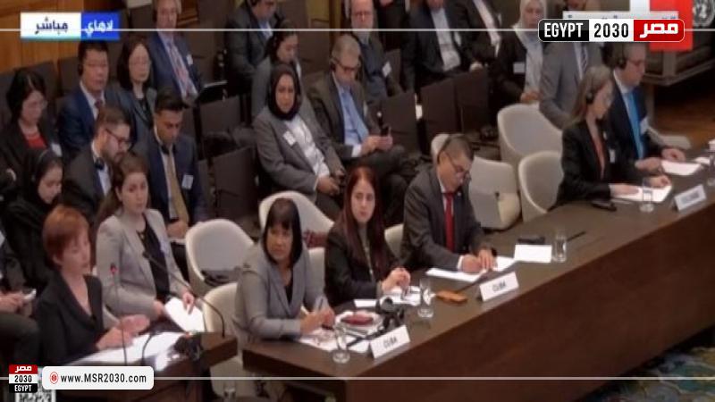 وفد كولومبيا أمام محكمة العدل الدولية
