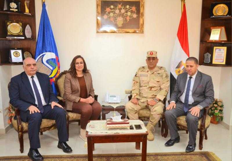 نائب محافظ البحيرة تستقبل مدير جمعية المحاربين القدماء وضحايا الحرب