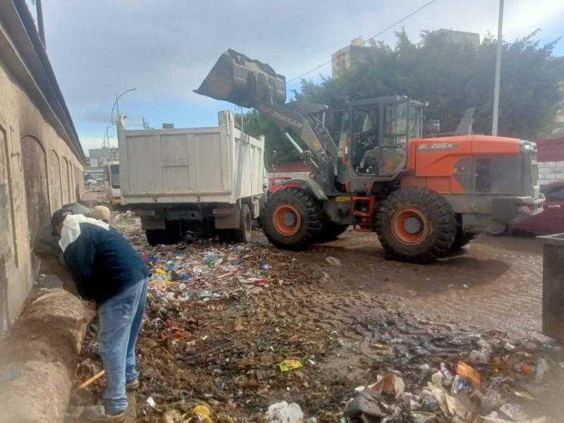 رفع 2396 طن من المخلفات بأحياء الإسكندرية خلال أسبوع