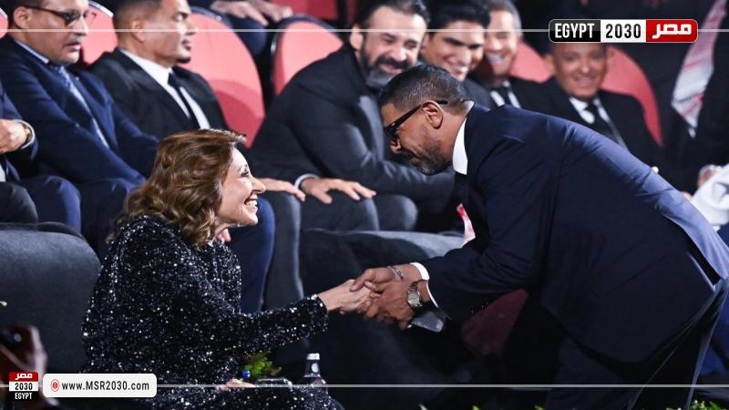 هاني فرحات مع وزيرة الثقافة