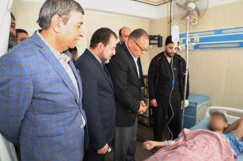 محافظ الشرقية ورئيس جامعة الزقازيق يؤكدان على توفير الرعاية الطبية الكاملة لمصابي الجامعة الروسية وبدر