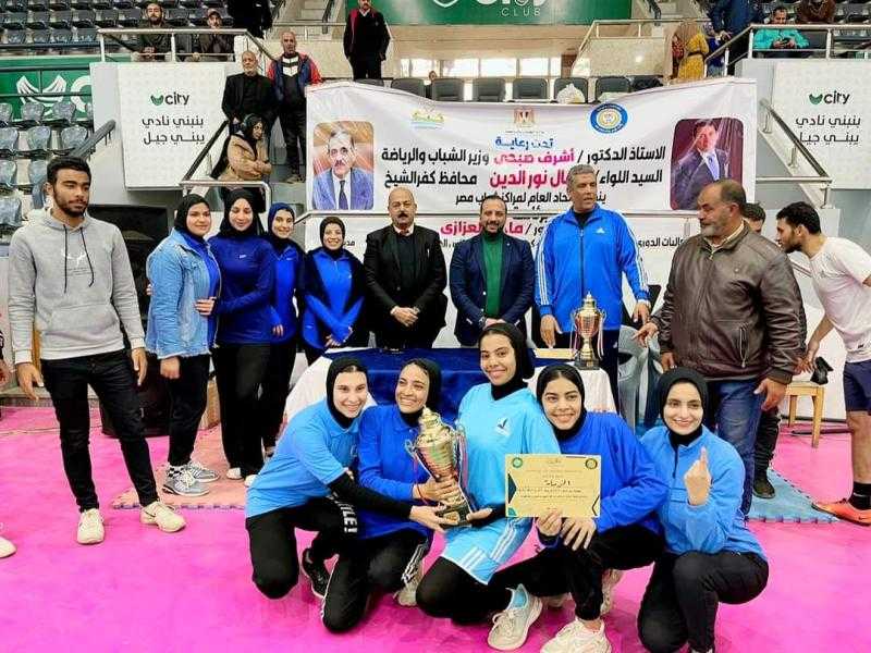 ختام فعاليات الدوري الرياضي للاتحاد العام لمراكز شباب مصر بكفر الشيخ