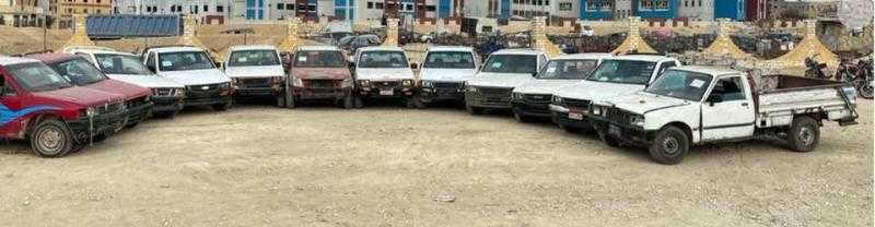 ضبط تشكيل عصابي وعامل لسرقتهم 12 سيارة نقل في  بني سويف ومطروح