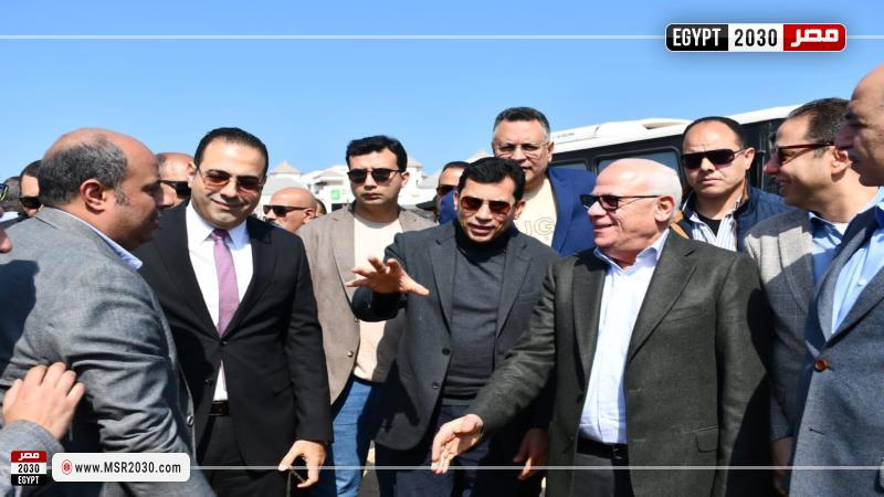 محافظ بورسعيد ووزير الشباب والرياضة
