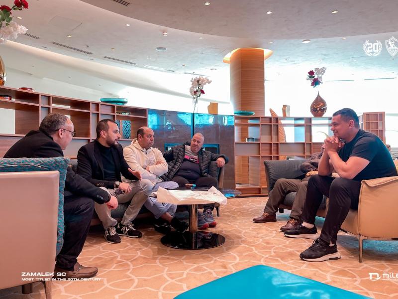 الديوان الرياضي الجزائري يزور بعثة الزمالك قبل مباراة أبو سليم الليبي