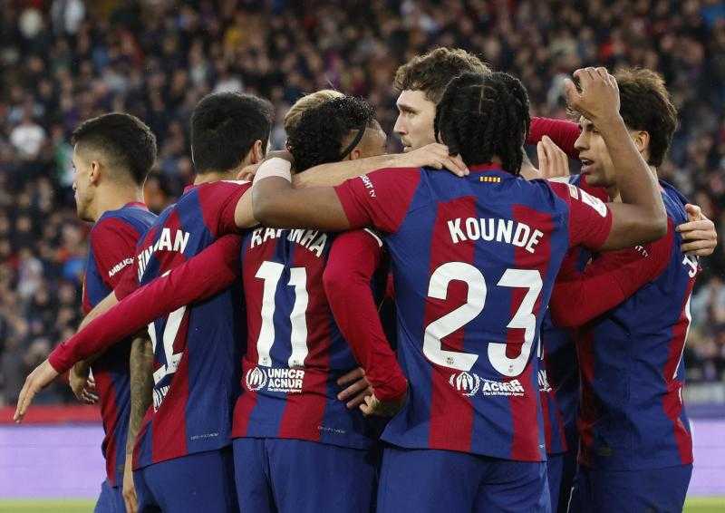 وصافة مؤقتة .. برشلونة يسحق خيتافي برباعية في الدوري الإسباني