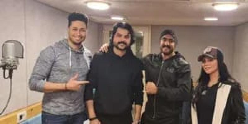 أحمد العوضي من كواليس مسلسله الإذاعي