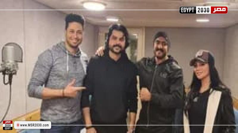 أحمد العوضي من كواليس مسلسله الإذاعي