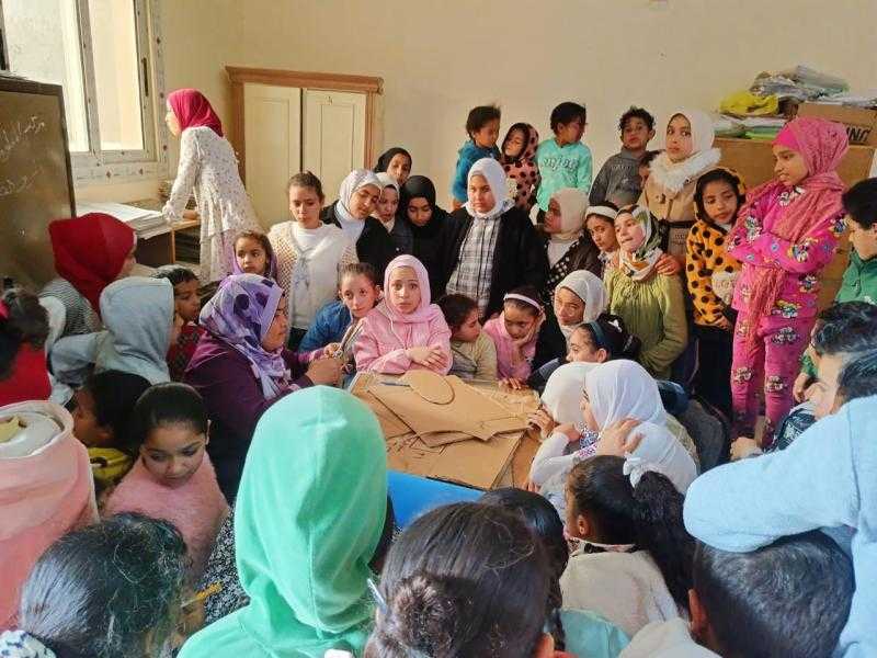 سيناء عبر التاريخ وورش فنية للأطفال ضمن أنشطة قوافل قصور الثقافة بالفيوم