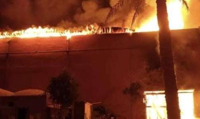 حريق داخل لوكيشن تصوير مسلسل الكبير أوي